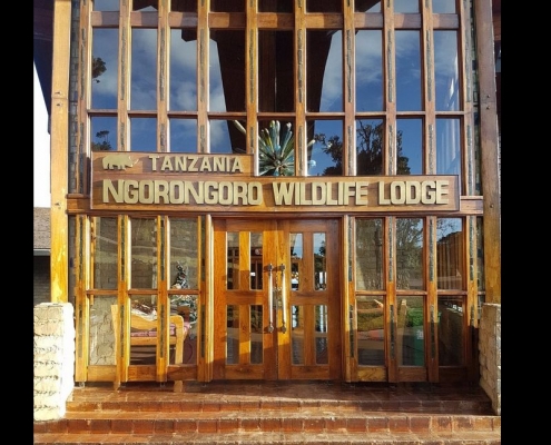 Ngorongoro Wildlife Lodge Entrance