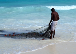 Fisherman on Mafia Island