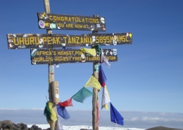 Highest Point in Africa, Uhuru Peak, Mount Kilimanjaro Tanzania