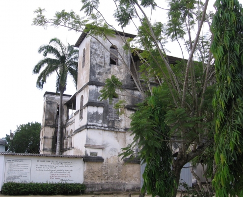 Bagamoyo old town building