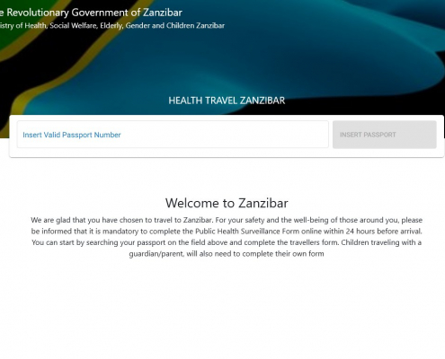 Zanzibar Travellers Health Surveillance