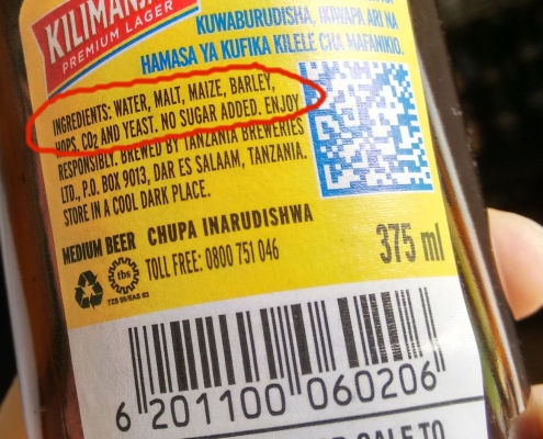 Kilimanjaro Premium Lager ingredients