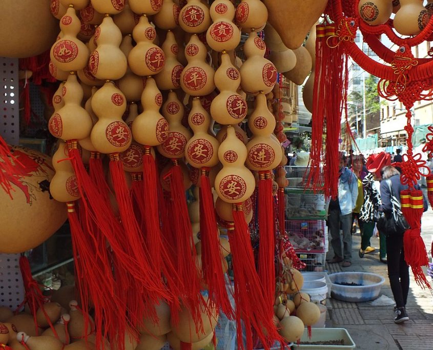 Decorative calabash fruits for sale in China