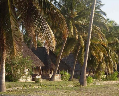 View of the Emayani Beach Lodge