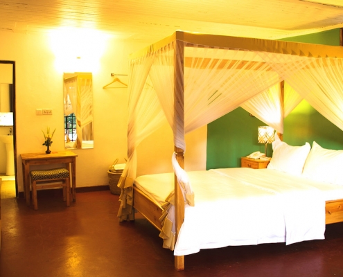 Ilboru Safari Lodge room with full-size bed