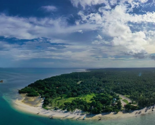 Mafia Island Lodge bird's eye view