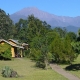 Meru Mbega Lodge with Mount Meru in the background