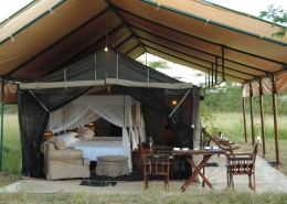 Tanzania Bush Camps luxury tent